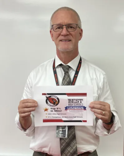 Canfield High School ranks high among state and nation